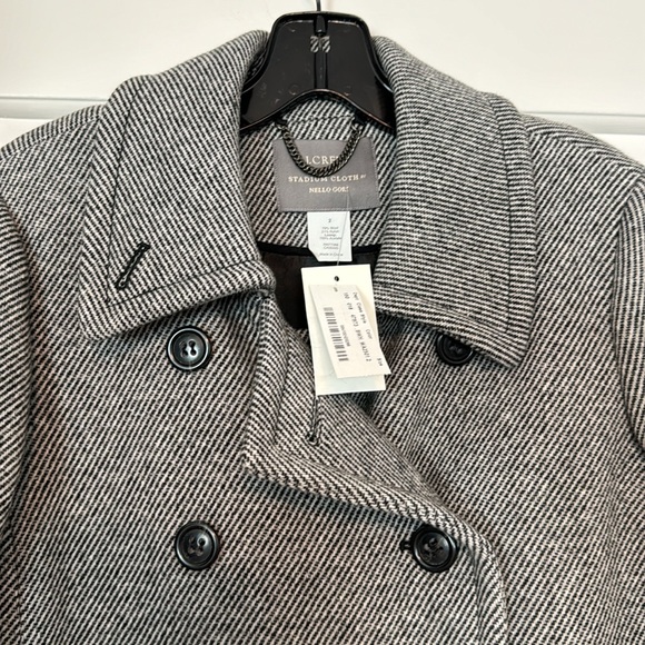 NWT Gorgeous tweed J.Crew stadium cloth coat, 2 - Picture 3 of 5